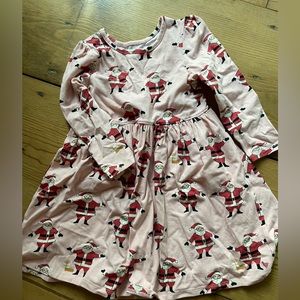 Pink Chicken Santa Dress